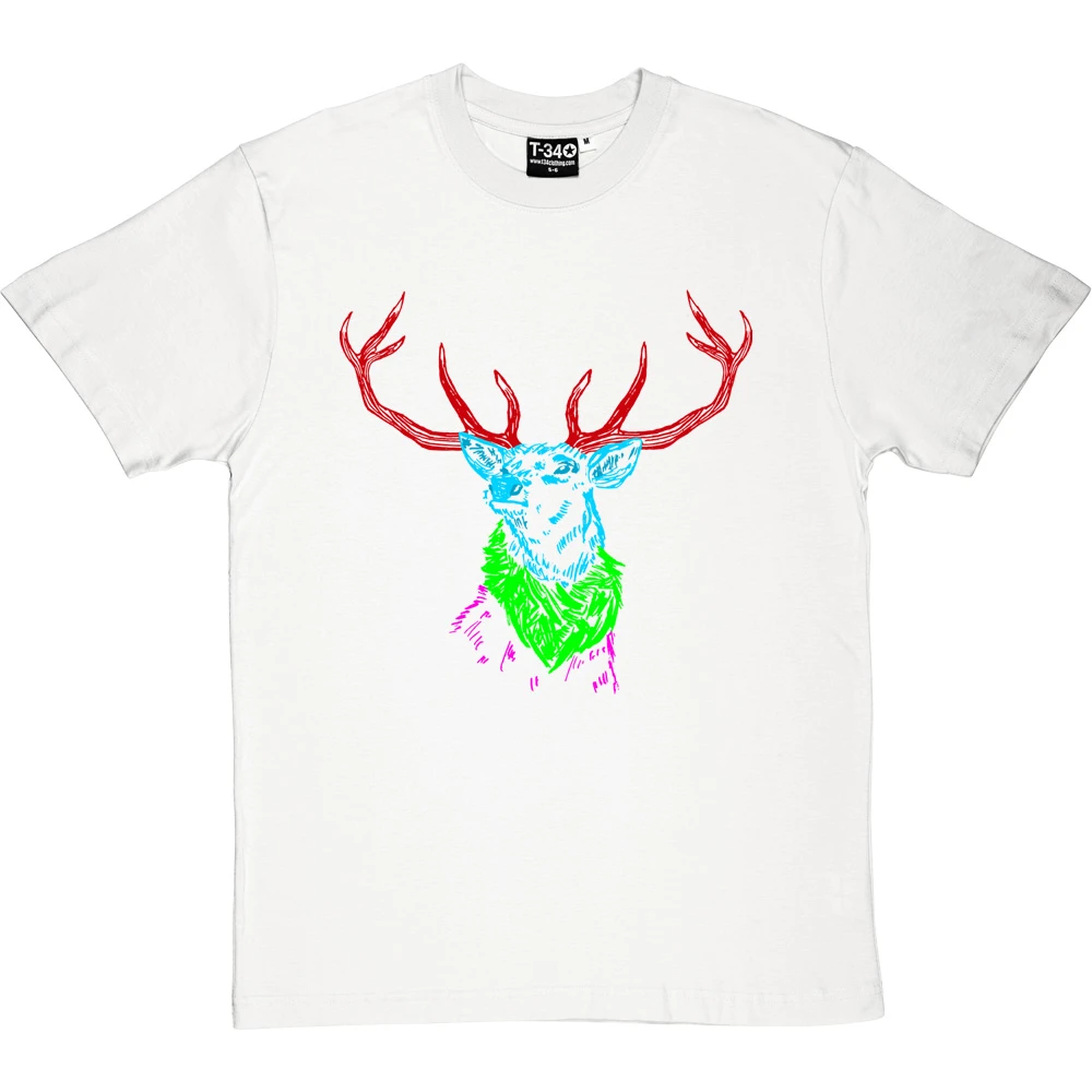 Psychedelic Deer Variant One T-Shirt 5 Psychedelic Deer Variant One T-Shirt - Image 5