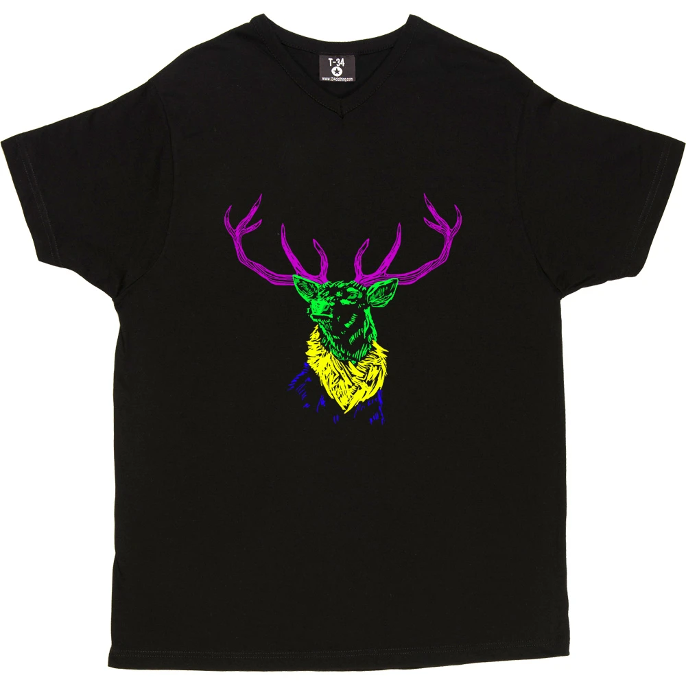 Psychedelic Deer Variant Two T-Shirt 5 Psychedelic Deer Variant Two T-Shirt - Image 5