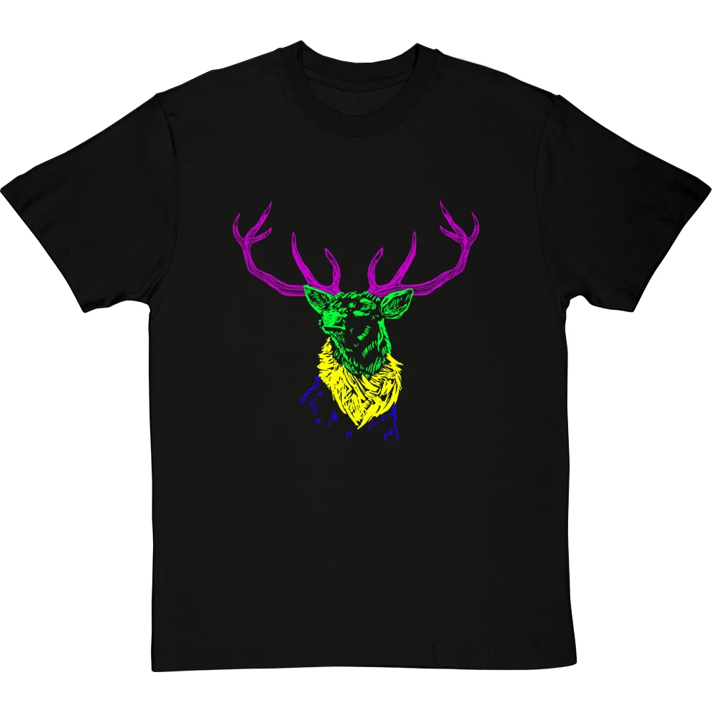Psychedelic Deer Variant Two T-Shirt 1 Psychedelic Deer Variant Two T-Shirt