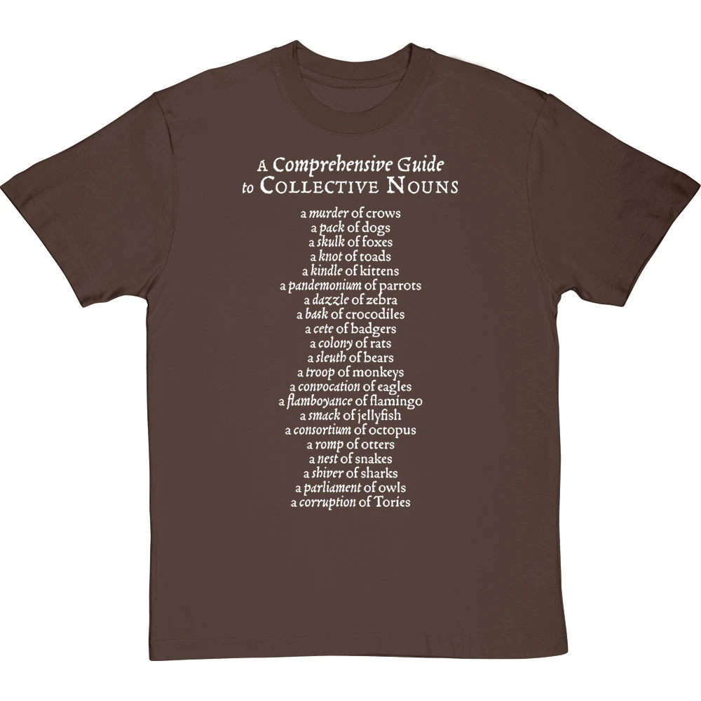 A Comprehensive Guide To Collective Nouns T-Shirt 13 A Comprehensive Guide To Collective Nouns T-Shirt - Image 13