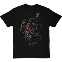 Corbetts Map T-Shirt 14 Corbetts Map T-Shirt -Tshirt Store corbetts tshirt 2 blacktshirt