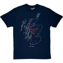 Corbetts Map T-Shirt 17 Corbetts Map T-Shirt -Tshirt Store corbetts tshirt 2 navybluetshirt