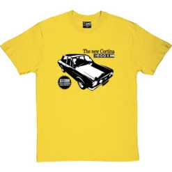 Ford Cortina T-Shirt -Tshirt Store cortina yellowtshirt