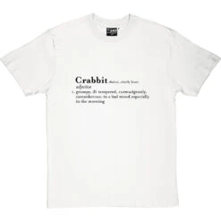 Crabbit Definition T-Shirt -Tshirt Store crabbit definition tshirt 1 whitetshirt