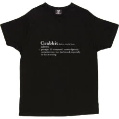 Crabbit Definition T-Shirt -Tshirt Store crabbit definition tshirt 2 black mens v neck tshirt