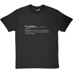 Crabbit Definition T-Shirt -Tshirt Store crabbit definition tshirt 2 charcoaltshirt