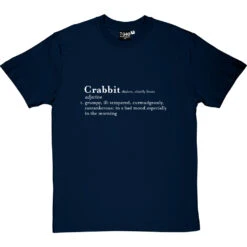 Crabbit Definition T-Shirt -Tshirt Store crabbit definition tshirt 2 navybluetshirt