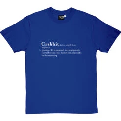 Crabbit Definition T-Shirt -Tshirt Store crabbit definition tshirt 2 royalbluetshirt