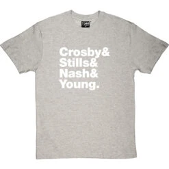 Crosby, Stills, Nash And Young Line-Up T-Shirt