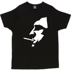 Johan Cruyff Profile T-Shirt -Tshirt Store cruyff profile tshirt black mens v neck tshirt