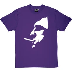 Johan Cruyff Profile T-Shirt -Tshirt Store cruyff profile tshirt purpletshirt
