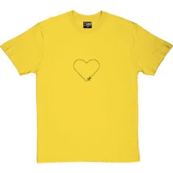 Cut-Out Heart T-Shirt -Tshirt Store cutoutheart 1 yellowtshirt