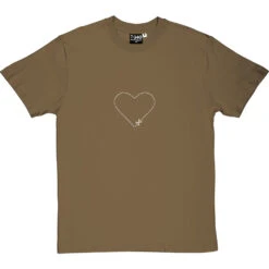 Cut-Out Heart T-Shirt -Tshirt Store cutoutheart 2 olivetshirt