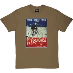 Paris-Brest-Paris 1901 T-Shirt -Tshirt Store cycles diamant 1901 tshirt olivetshirt