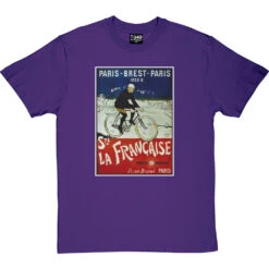 Paris-Brest-Paris 1901 T-Shirt -Tshirt Store cycles diamant 1901 tshirt purpletshirt