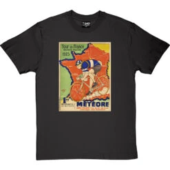 Météore Cycles 1925 Tour De France Poster T-Shirt -Tshirt Store cycles meteore 1925 tshirt charcoaltshirt