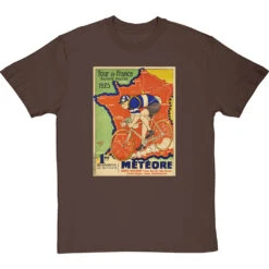 Météore Cycles 1925 Tour De France Poster T-Shirt -Tshirt Store cycles meteore 1925 tshirt hazelnuttshirt