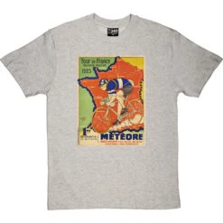 Météore Cycles 1925 Tour De France Poster T-Shirt -Tshirt Store cycles meteore 1925 tshirt lightoxfordtshirt
