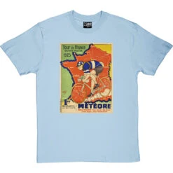 Météore Cycles 1925 Tour De France Poster T-Shirt -Tshirt Store cycles meteore 1925 tshirt skybluetshirt