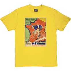 Météore Cycles 1925 Tour De France Poster T-Shirt -Tshirt Store cycles meteore 1925 tshirt yellowtshirt