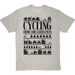 Cycling Home For Christmas T-Shirt -Tshirt Store cycling home for christmas tshirt 1 lightoxfordtshirt