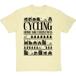 Cycling Home For Christmas T-Shirt -Tshirt Store cycling home for christmas tshirt 1 naturaltshirt