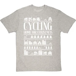 Cycling Home For Christmas T-Shirt -Tshirt Store cycling home for christmas tshirt 2 lightoxfordtshirt