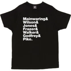 Dad's Army Line-Up T-Shirt -Tshirt Store dads army line up tshirt 2 black mens v neck tshirt