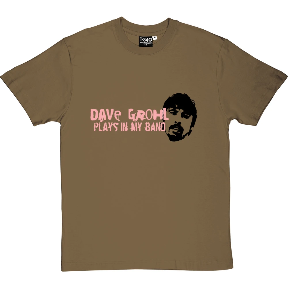 Dave Grohl Plays In My Band T-Shirt 2 Dave Grohl Plays In My Band T-Shirt - Image 2