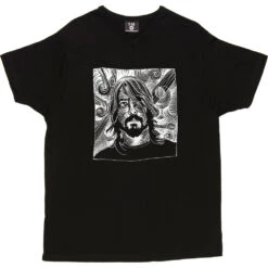 Dave Grohl Woodcut T-Shirt -Tshirt Store dave grohl woodcut tshirt 2 black mens v neck tshirt