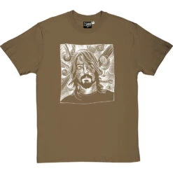 Dave Grohl Woodcut T-Shirt -Tshirt Store dave grohl woodcut tshirt 2 olivetshirt