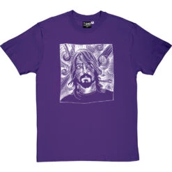 Dave Grohl Woodcut T-Shirt -Tshirt Store dave grohl woodcut tshirt 2 purpletshirt