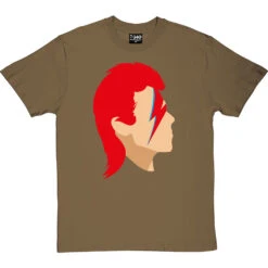 David Bowie Portrait T-Shirt -Tshirt Store david bowie profile tshirt olivetshirt