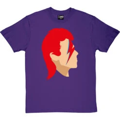 David Bowie Portrait T-Shirt -Tshirt Store david bowie profile tshirt purpletshirt
