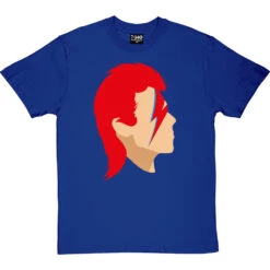David Bowie Portrait T-Shirt -Tshirt Store david bowie profile tshirt royalbluetshirt