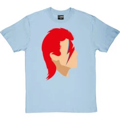 David Bowie Portrait T-Shirt -Tshirt Store david bowie profile tshirt skybluetshirt