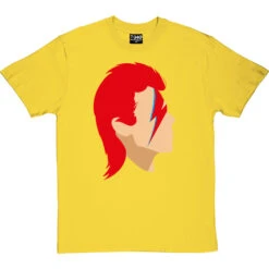 David Bowie Portrait T-Shirt -Tshirt Store david bowie profile tshirt yellowtshirt