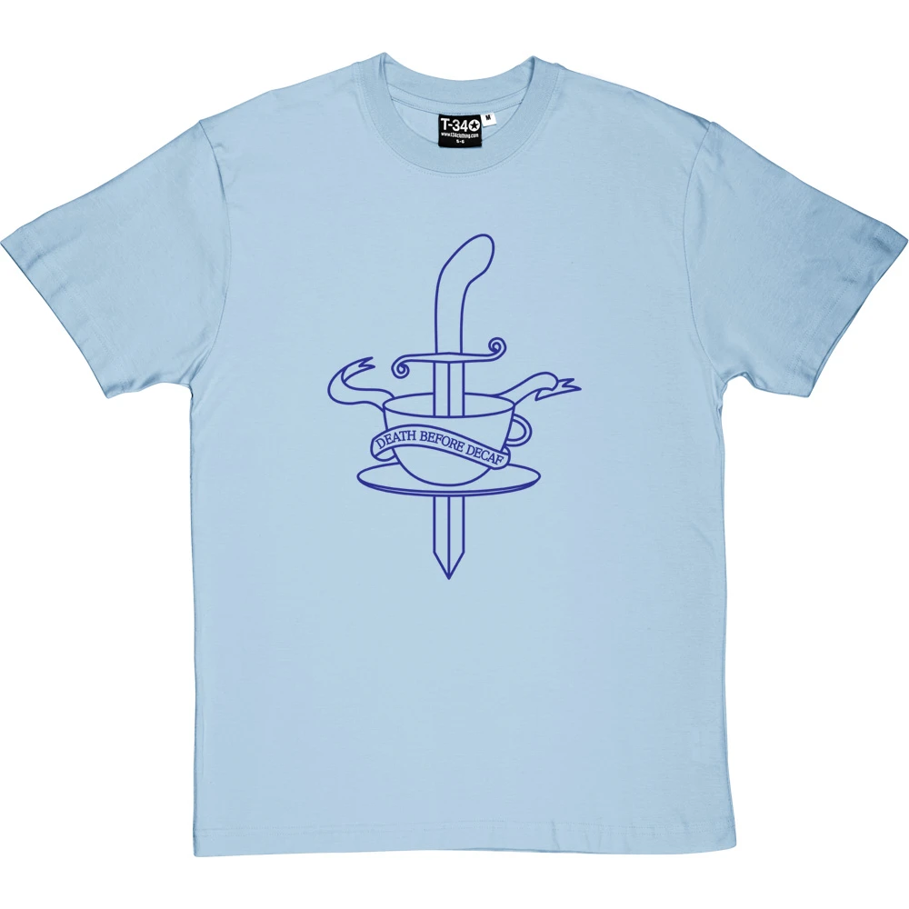 Death Before Decaf T-Shirt 8 Death Before Decaf T-Shirt - Image 8