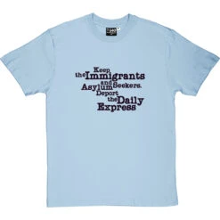 Deport The Daily Express T-Shirt 39 Deport The Daily Express T-Shirt -Tshirt Store deport the daily express tshirt 1 skybluetshirt
