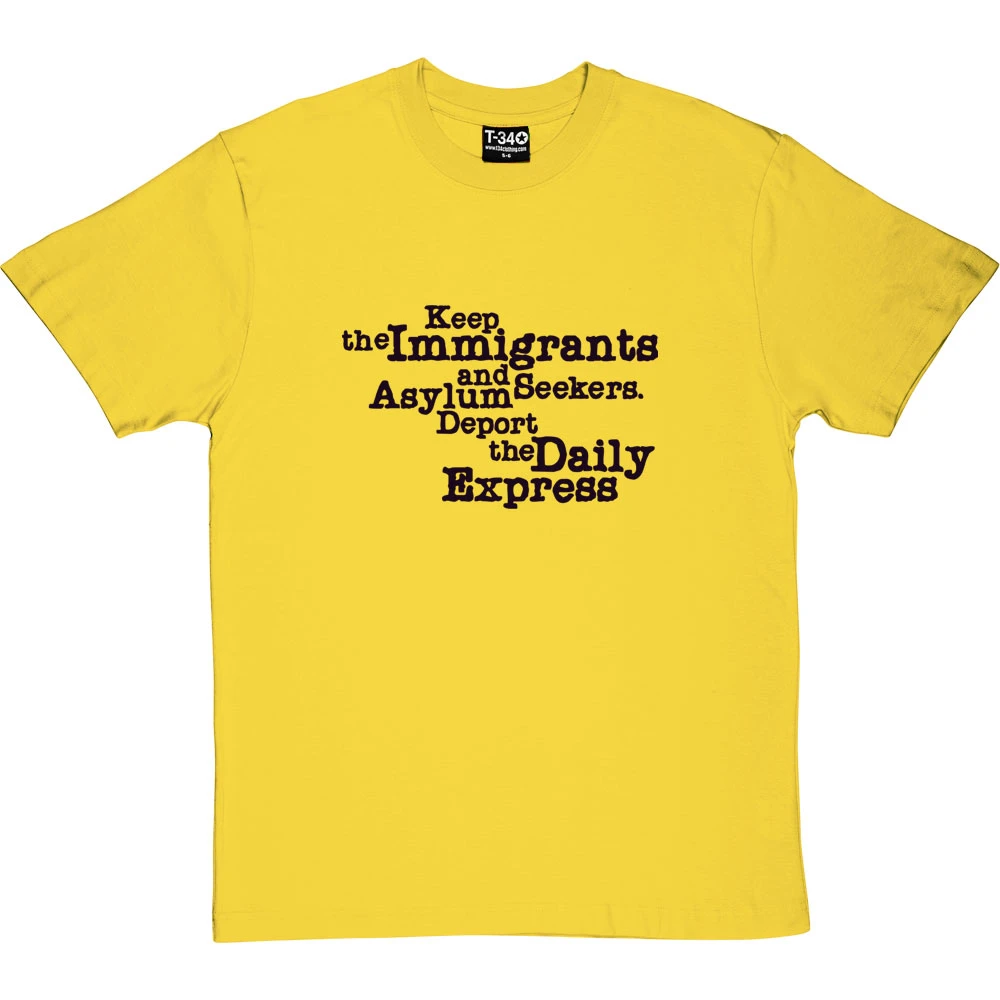 Deport The Daily Express T-Shirt 4 Deport The Daily Express T-Shirt - Image 4