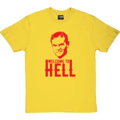 Donald Tusk "Welcome To Hell" T-Shirt -Tshirt Store donald tusk hell tshirt yellowtshirt