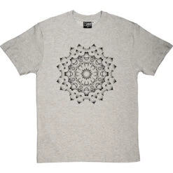 Dotwork Mandala #1 T-Shirt -Tshirt Store dotwork mandala 1 tshirt 1 lightoxfordtshirt