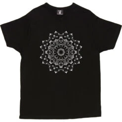 Dotwork Mandala #1 T-Shirt -Tshirt Store dotwork mandala 1 tshirt 2 black mens v neck tshirt