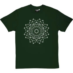 Dotwork Mandala #1 T-Shirt -Tshirt Store dotwork mandala 1 tshirt 2 bottlegreentshirt