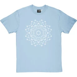 Dotwork Mandala #1 T-Shirt -Tshirt Store dotwork mandala 1 tshirt 2 skybluetshirt