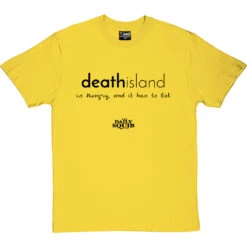 Official Daily Squib Death Island T-Shirt -Tshirt Store ds death island tshirt 1 yellowtshirt