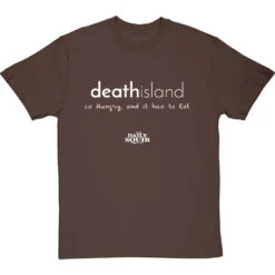 Official Daily Squib Death Island T-Shirt -Tshirt Store ds death island tshirt 2 hazelnuttshirt
