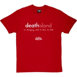 Official Daily Squib Death Island T-Shirt -Tshirt Store ds death island tshirt 2 redtshirt