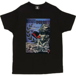 Durruti Poster T-Shirt -Tshirt Store durruti poster tshirt black mens v neck tshirt