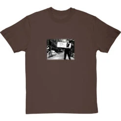 Bob Dylan "Look Out" T-Shirt -Tshirt Store dylanlookout hazelnuttshirt